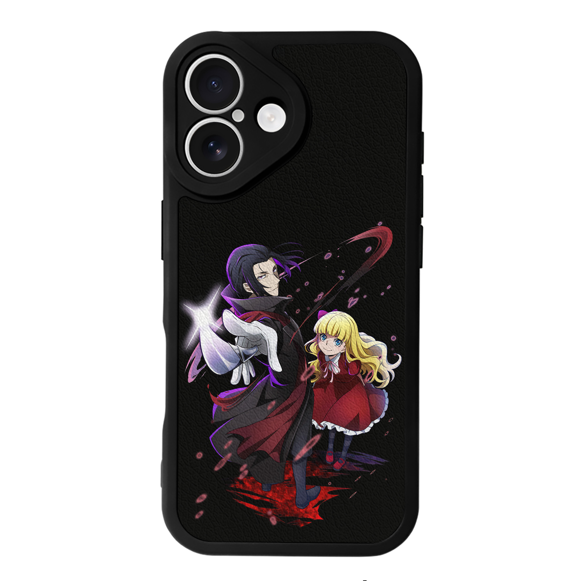 （画像用） 文豪ストレイドッグス Bungo Stray Dogs 【iPhone 16シリーズ対応】シリコンスマホケース（レザー調） 材質：シリコン